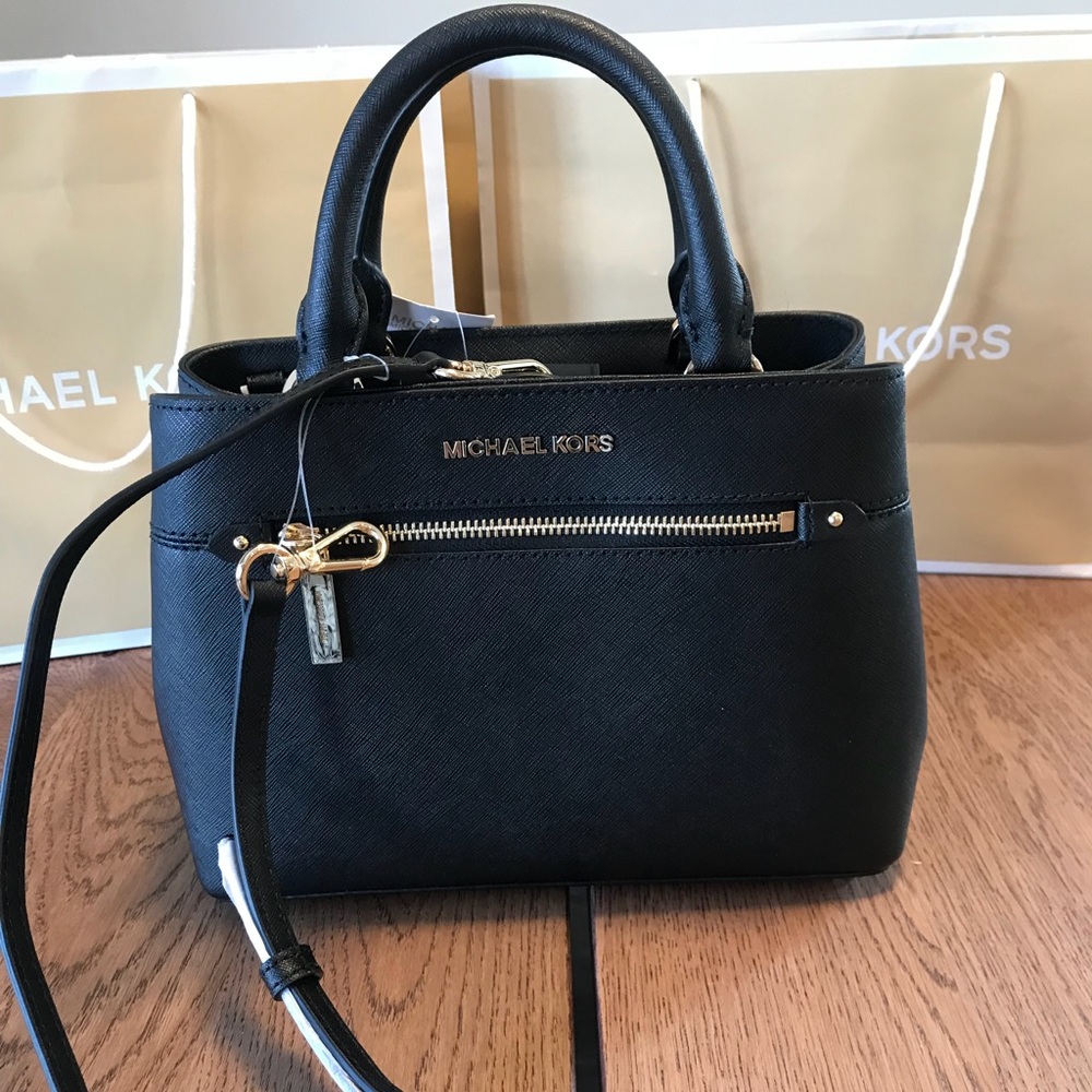 Michael Kors HAILEE Satchel Handbag black